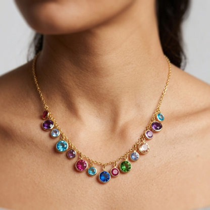 Nelissima Love Necklace Rainbow - Nelissima Jewelry