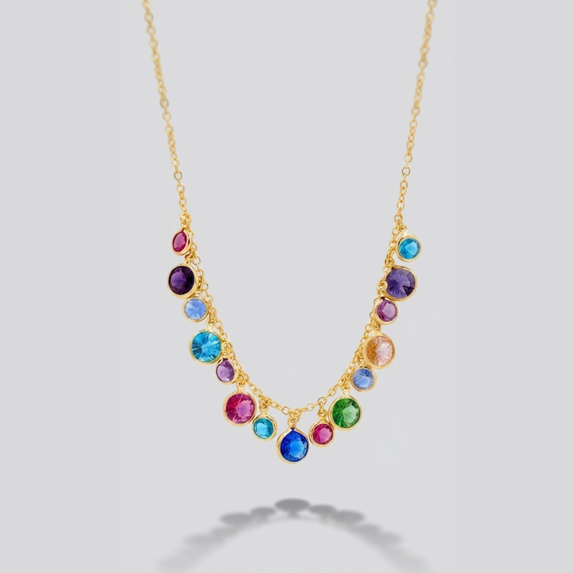 Nelissima Love Necklace Rainbow - Nelissima Jewelry