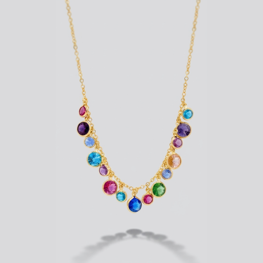 Nelissima Love Necklace Rainbow