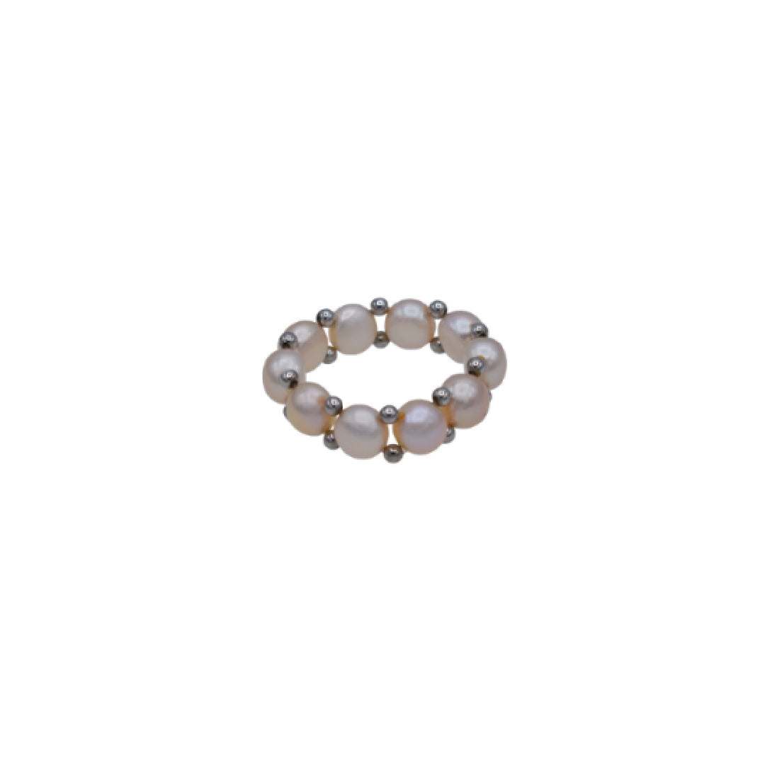 Adjustable Fresh Water Pearl Ring Stretch Ring