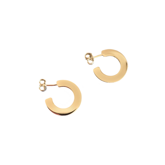 Minimalist Creole Hoop Earring - Nelissima Jewelry