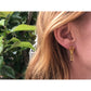 Ineinander verschlungene Ohrringe aus 18 Karat vergoldetem Sterlingsilber