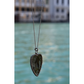 Sterling Silver Labradorite Heart Women Pendant with Link Chain included