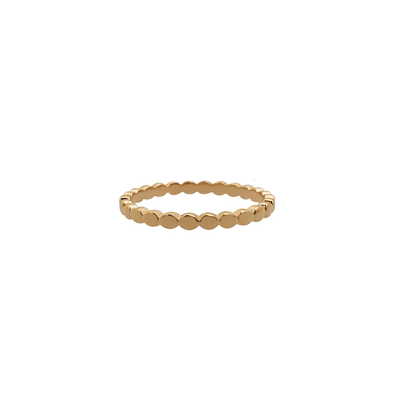Fine Candy Ring in 18K Gold Plated Sterling Silver