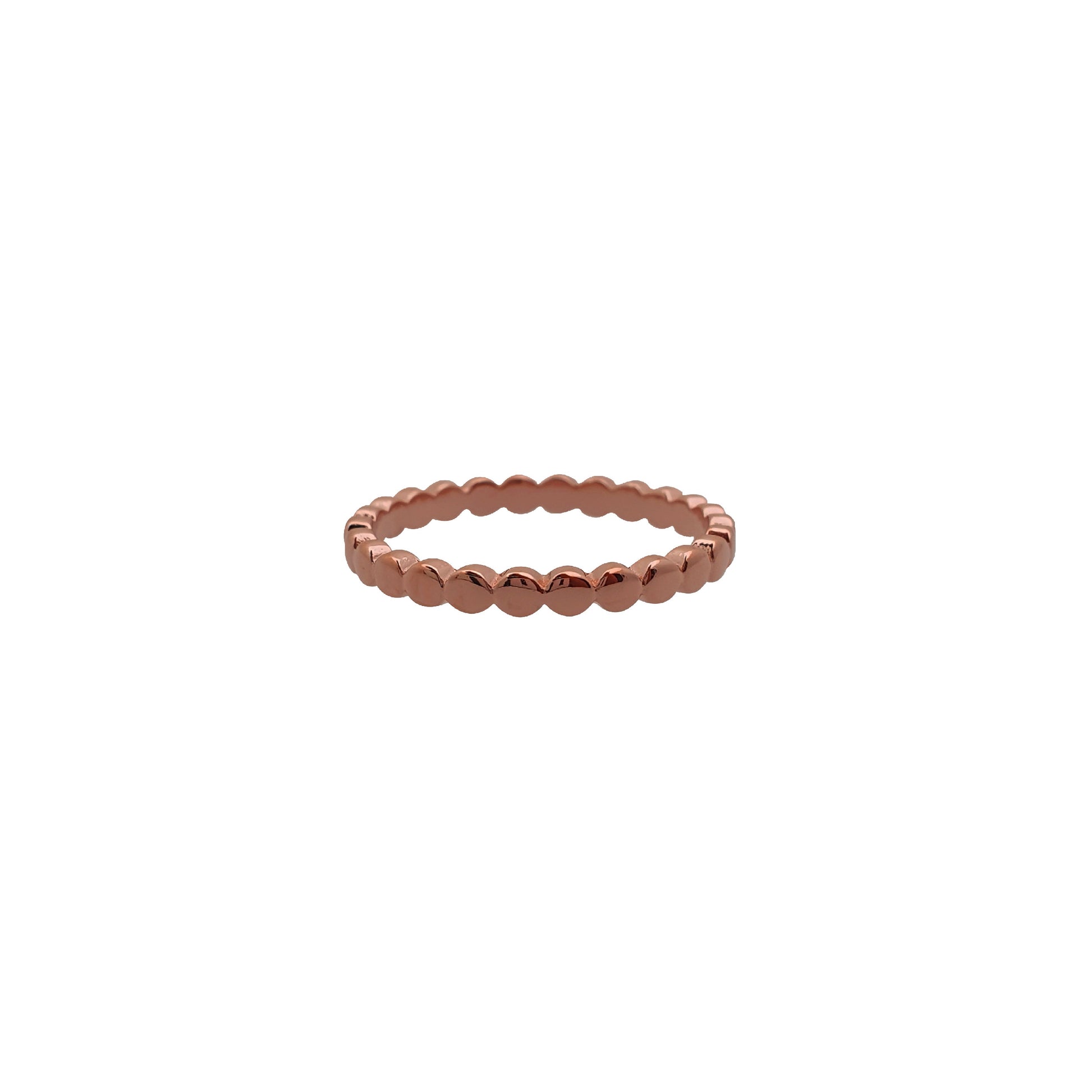 Fine Candy Ring in 18K Rose Gold Plated Sterling Silver - Nelissima Jewelry