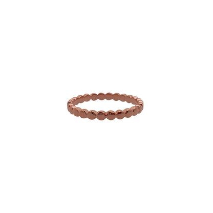 Fine Candy Ring in 18K Rose Gold Plated Sterling Silver - Nelissima Jewelry
