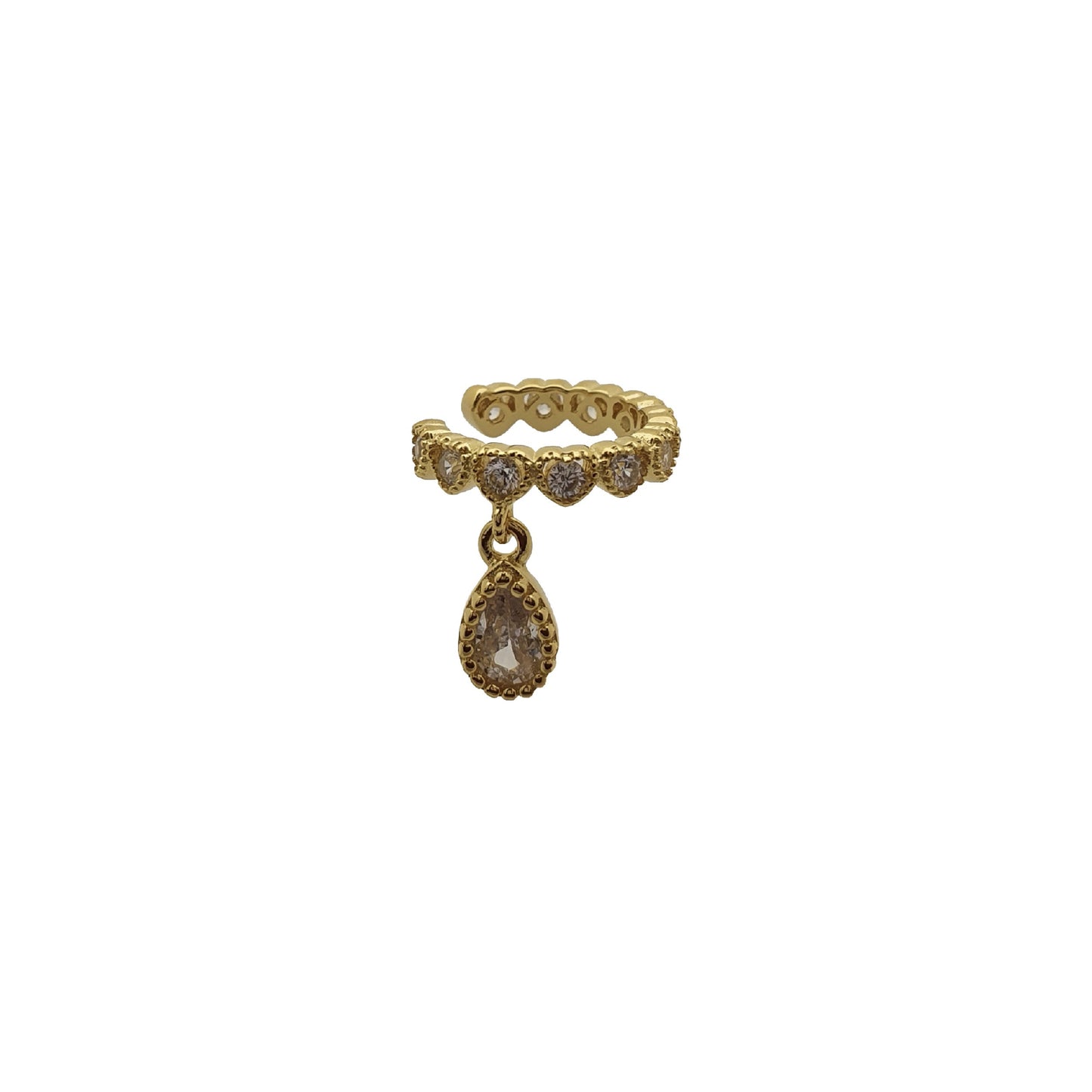 Cute Conch Yellow Gold Earring