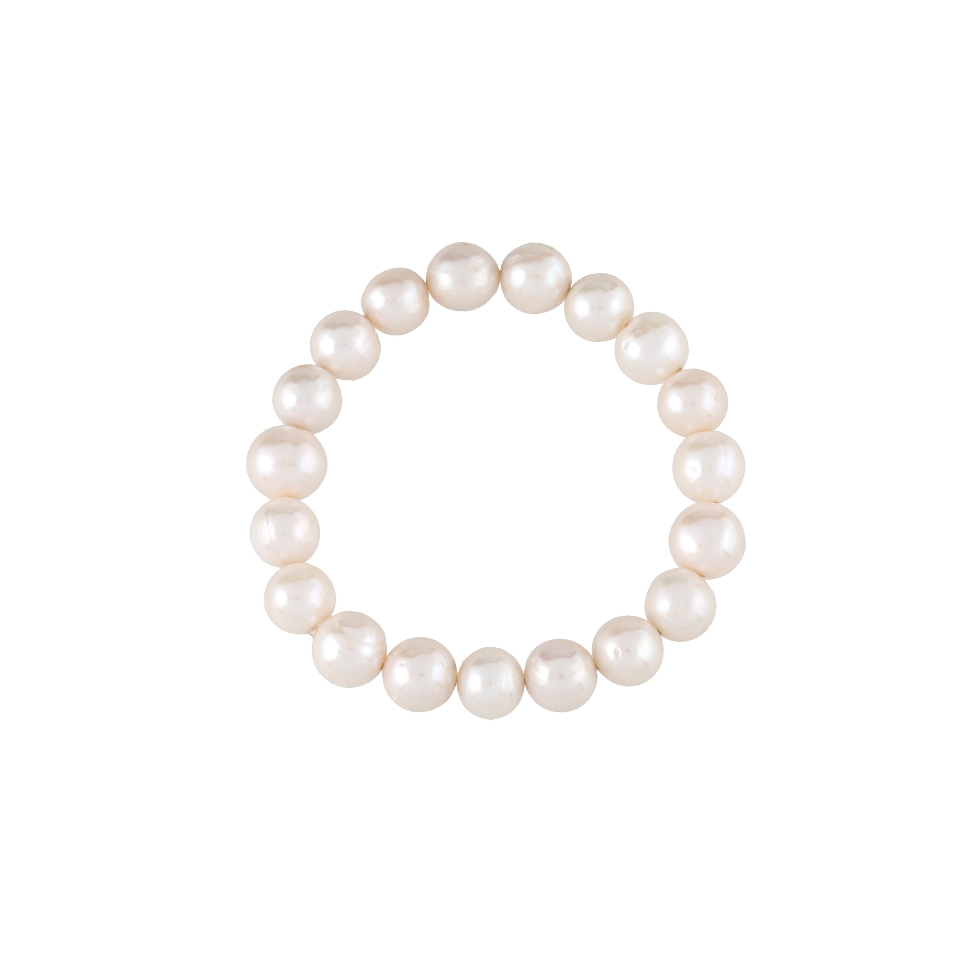 Majorcan Style White Pearl Bracelet - Nelissima Jewelry