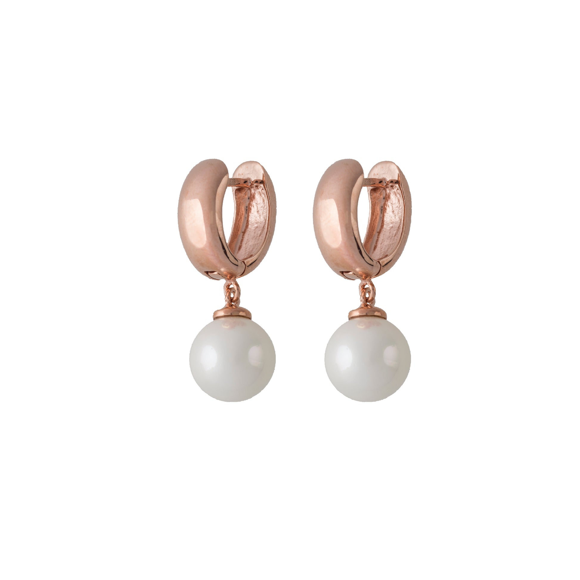 Mallorca Style Pearl Earrings Creolen 