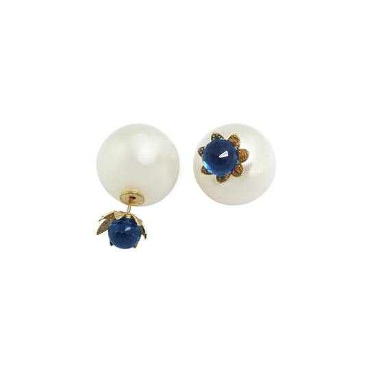 Pearl Flower Earrings, 