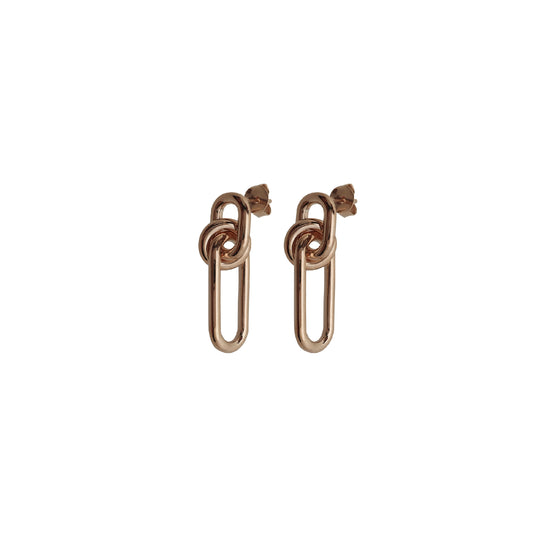 Original Interlocking Design Earrings - Nelissima Jewelry