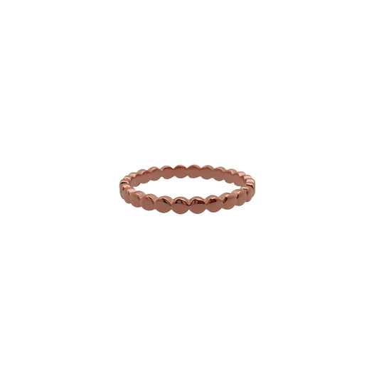 Fine Candy Ring in 18K Rose Gold Plated Sterling Silver