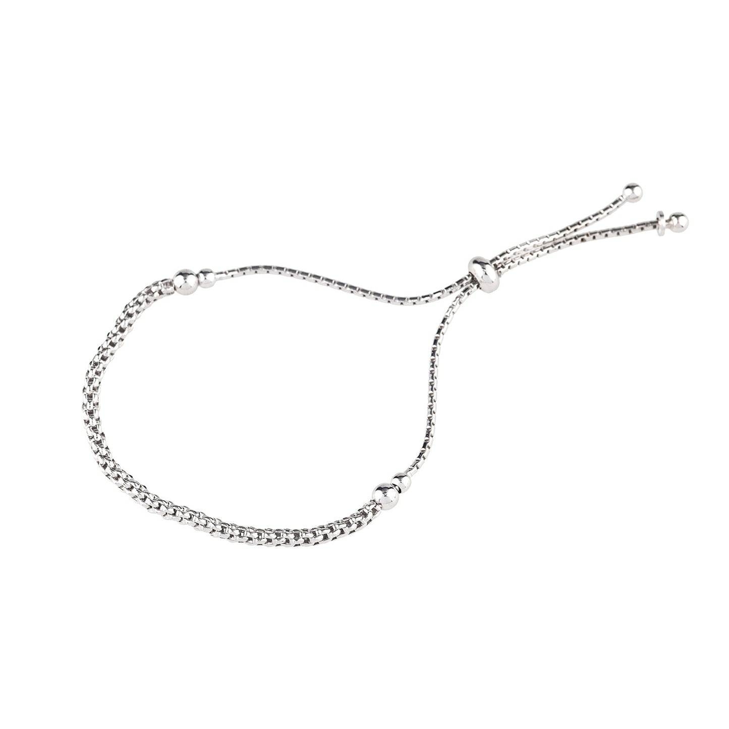 Trendy Adjustable Sterling Silver Bracelet
