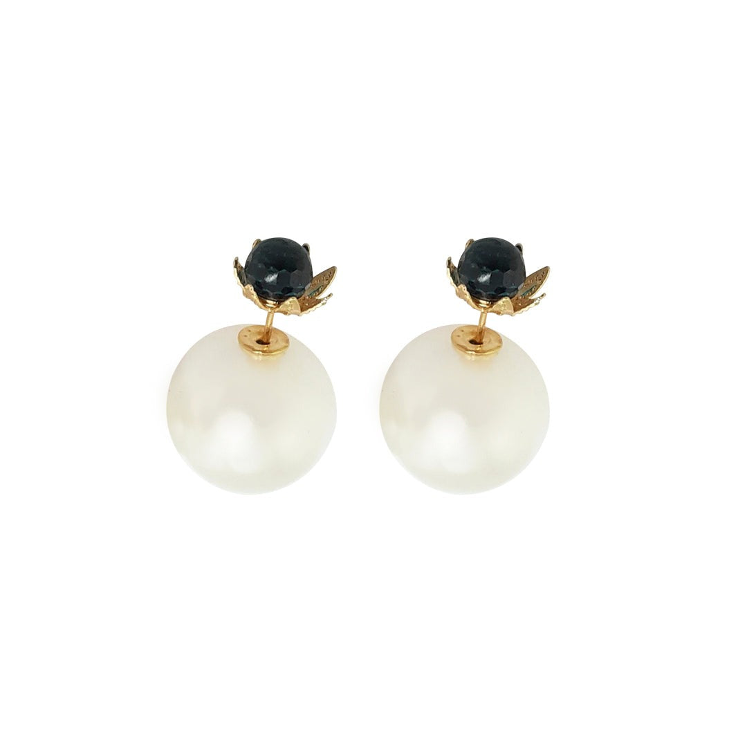 Pearl Flower Earrings