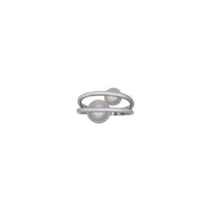 Design-Süßwasserperlen-Ring für Damen im Mallorca-Stil